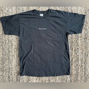 Vintage Apple Specialist Employee T-Shirt Black Gildan Ultra Cotton Size L